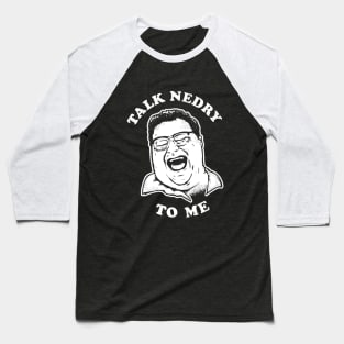 Talk Nedry To Me T-Shirt | Dennis Nedry Jurassic Baseball T-Shirt